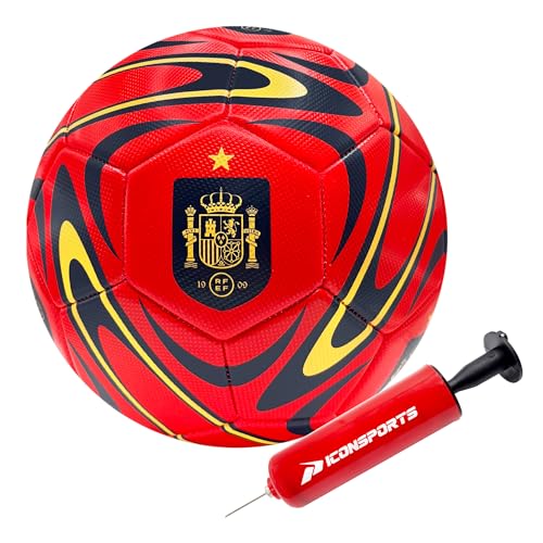 Official Size 5 Spanish National Team Soccer Ball - Red