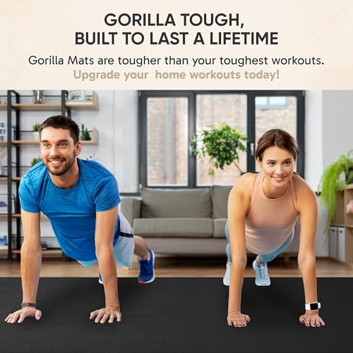 Large Non-Slip Exercise Mat - 6' x 4' with Towel & Straps