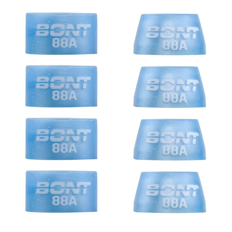 Bont Roller Skates - Roller Skating 88A Replacement Cushions - Cone and Bottom Barrel Bushings - Quad Skate Derby Plate Figure Speed (Cherry Blossom Pink)