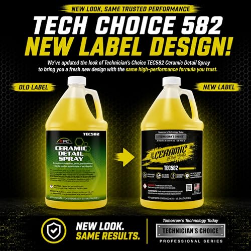 TEC582 Ceramic Detail Spray 1 Gallon – High-Gloss Exterior Protection
