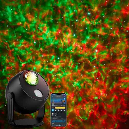 Govee Star Projector Light, Ocean Wave Projector Light with Dynamic Ripple Effects, Works with Matter, 40+ Scene Modes, 18 White Noise Options, LED Night Light for Bedroom (No Power Adapter)