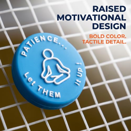 Tennis Vibration Dampeners - Set of 4 Motivational Reminders