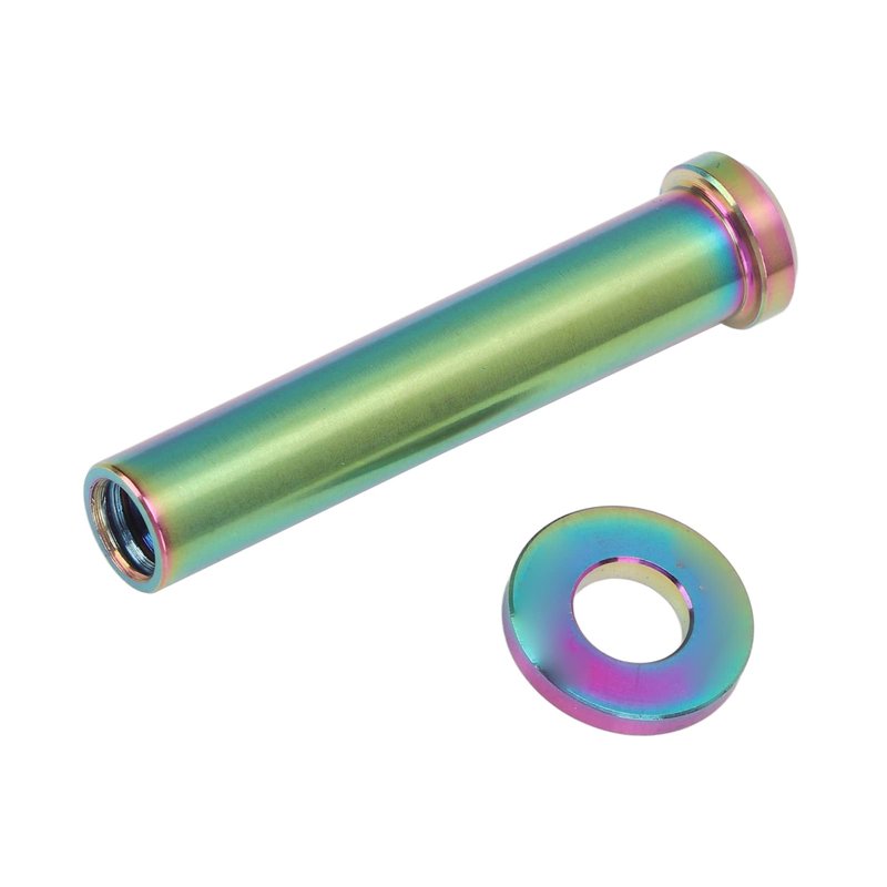 VGEBY C Clamp Fixed Nuts, 40mm Alloy Road C Brake Pivot Nuts with Washer for Mountain Road (Colorful) Road Caliper Brakes
