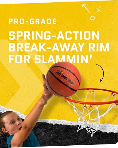 Mini Indoor Basketball Hoop with Shatter-Proof Backboard and Ball