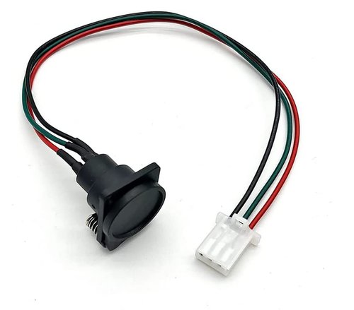 Felixstory Electric Scooter Charger Hoverboard Charging Port Standard 3-Prong Connecter Hovertrax Charger Replacement with Cover Fit for XLR Terminal