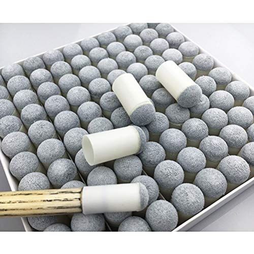 40pcs Slip-On Billiard Cue Tips Replacement - 9mm to 13mm Sizes