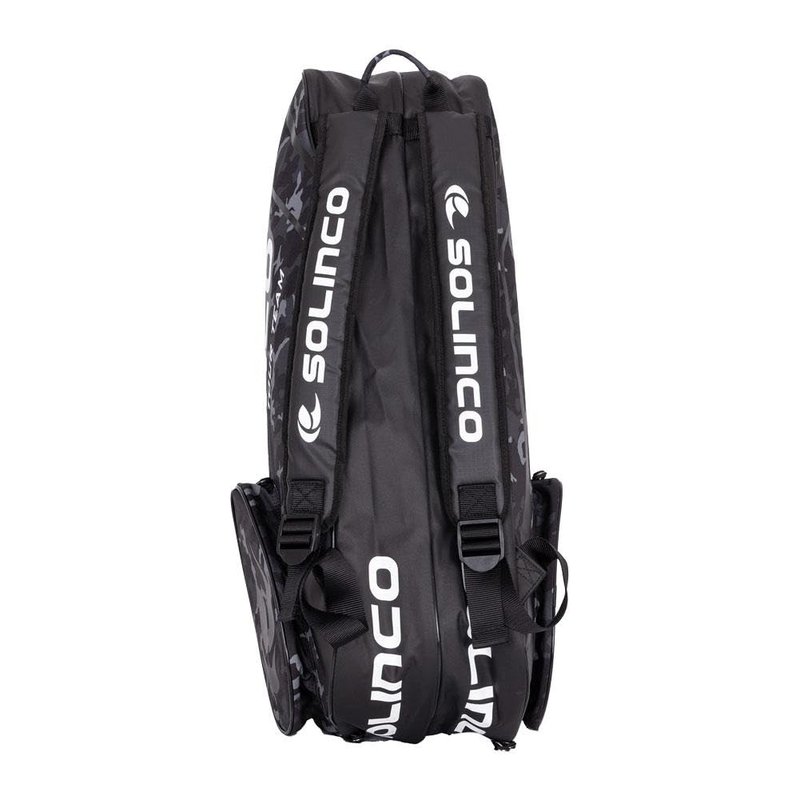 Solinco Black Camo 6 Pack Tennis Racquet Bag