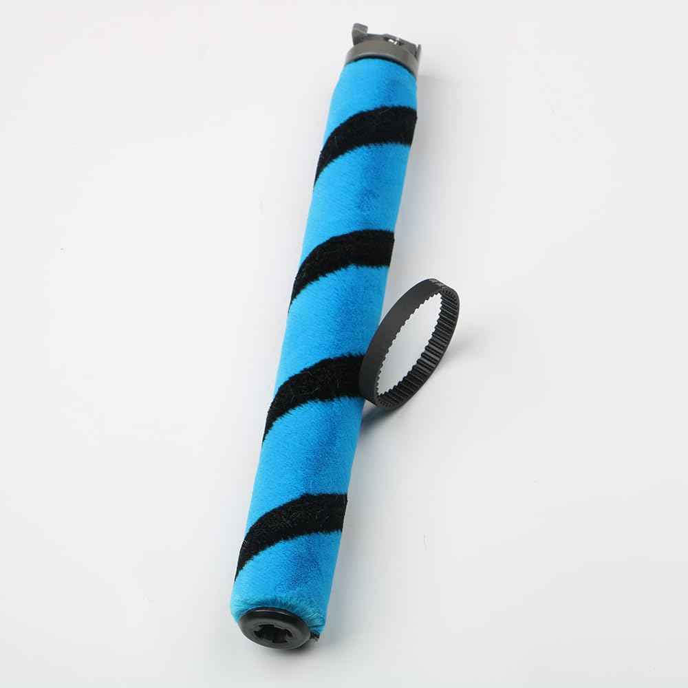 Soft Brushroll Replacement Parts for Shark Vertex DuoClean Vacuum AZ2002 Vacuum Replacement Belt for Shark AZ2002 AZ2000 AZ2000W AZ2000WWK HZ2002 LA502 (1PCS Brush Roll and 1PCS Vacuum Belt)