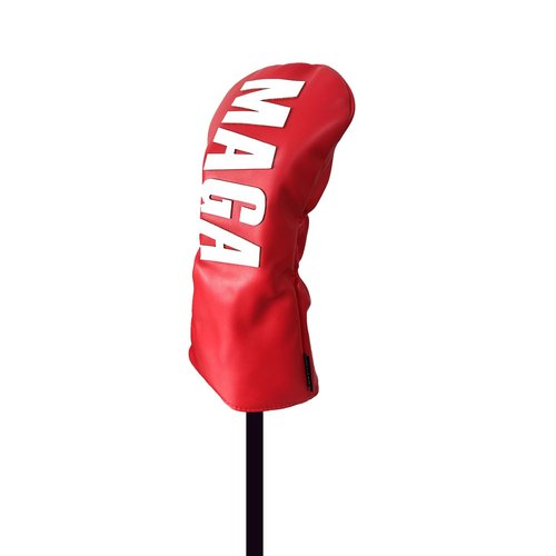 MAGA Golf Head Cover for Driver, Make American Red Color Golf Club Head Cover