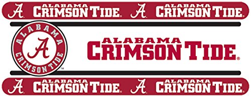 NCAA Alabama Crimson Tide Vinyl Peel and Stick Wall Border