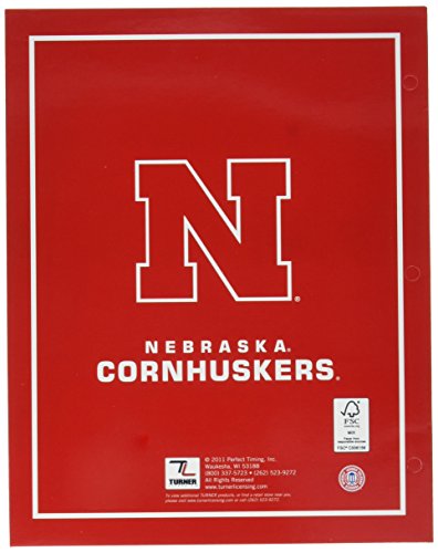 Nebraska Cornhuskers Portfolio - Pack of 3 with Interior Pockets