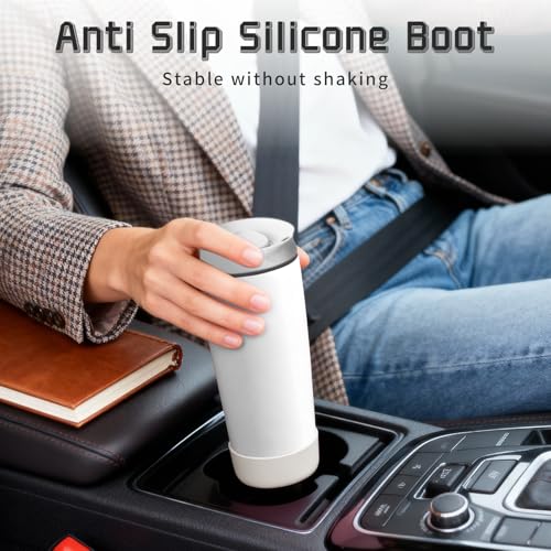 Silicone Boot for Owala SmoothSip Slider Tumblers - Shy Marshmallow