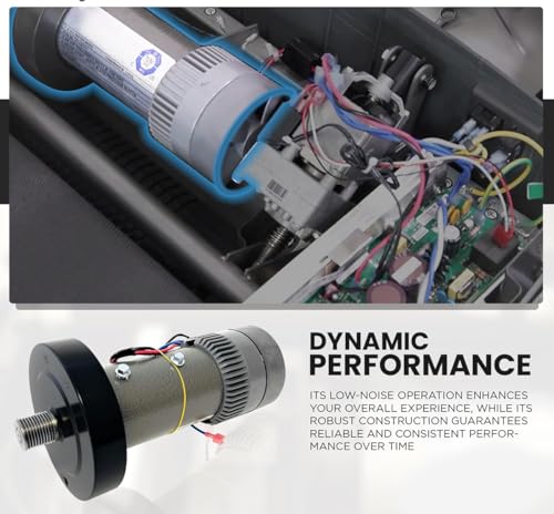 2.80 HP Treadmill DC Drive Motor with Flywheel - Replacement Part