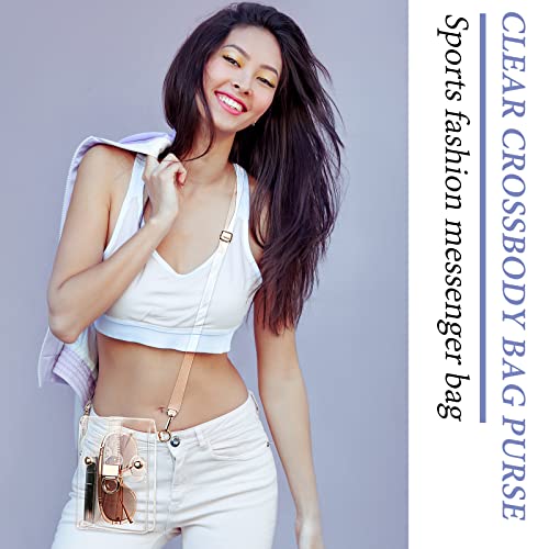 Weewooday Transparent PVC Bag - Stadium Approved Crossbody Bag