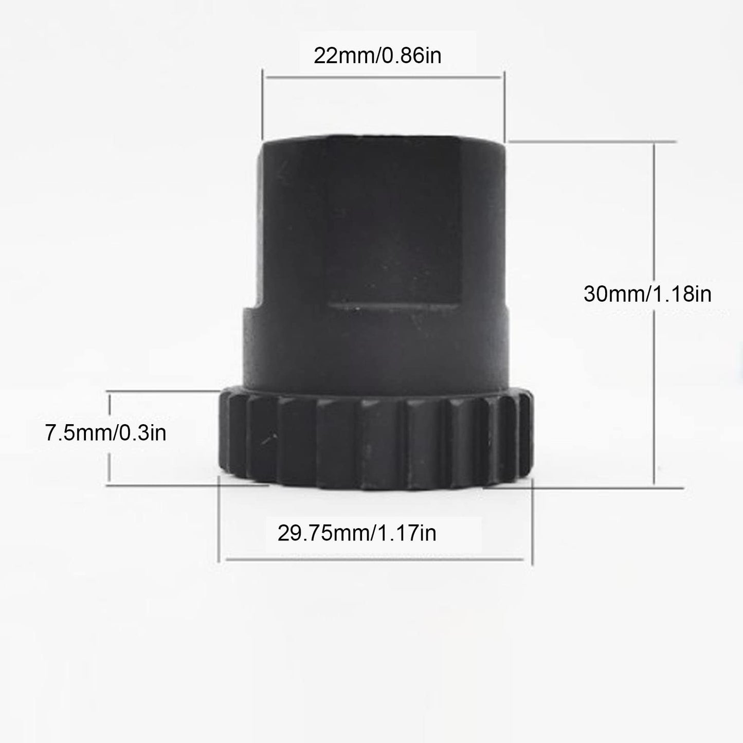 Zunate 24 Teeth Rear Hub Lock Ring Nut Removal Repairing Tool for DT 3 Pawl, for Removing Damaged/Rusted/Frozen/Rounded Off Bolts