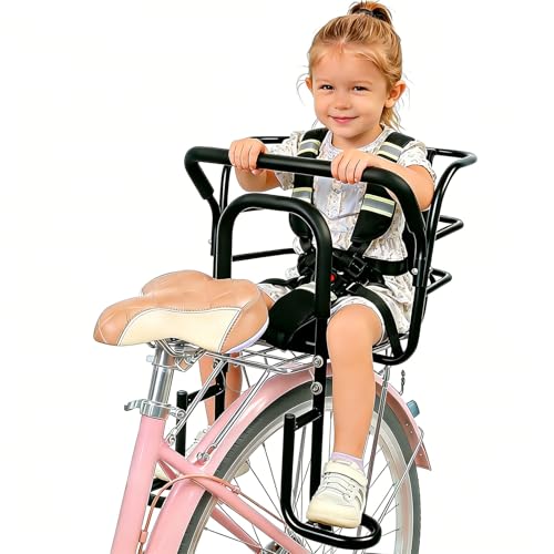 Heavy Duty Rear Kids Bike Seat - Large, Safe Child Carrier