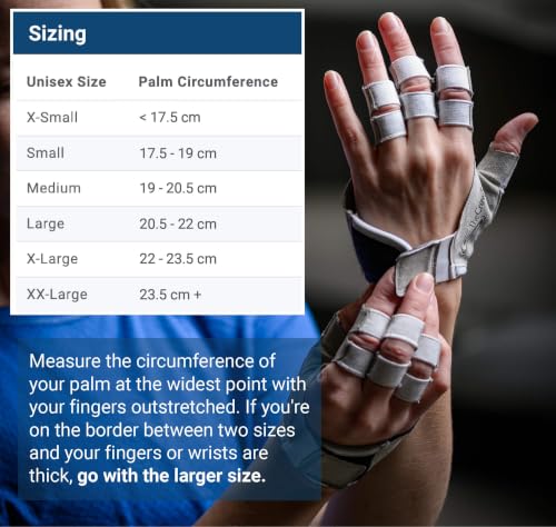 Lightweight Quick-Dry Rowing Gloves with Nonslip Grip - Grey, Medium