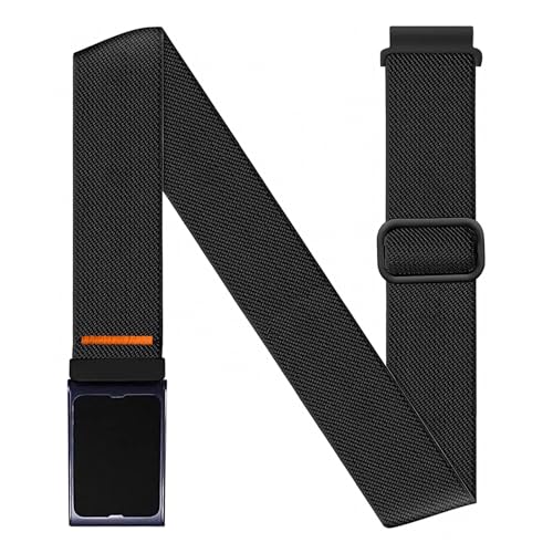 22mm Nylon Sport Ankle/Arm Band - Black Replacement for Garmin & Galaxy