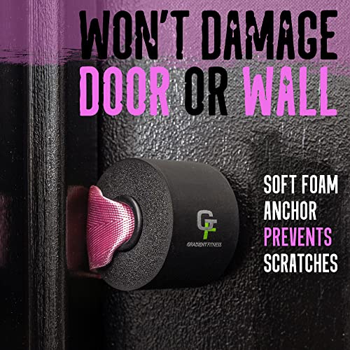 Resistance Band Door Anchor - Heavy Duty - Pink