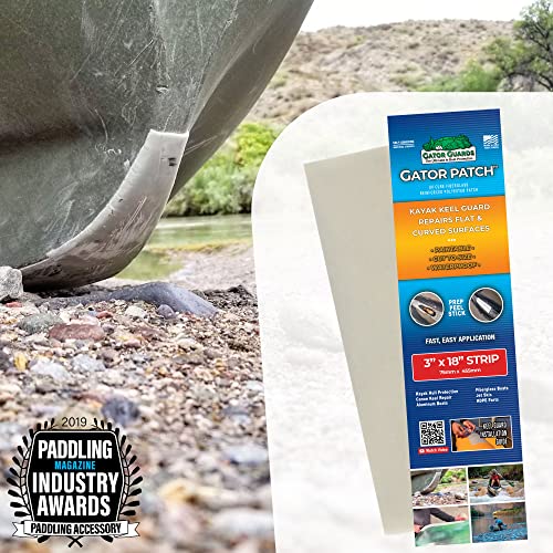 Gator Kayak Keel Guard Strip - Waterproof, UV-Resistant Repair Patch for Kayaks & Canoes