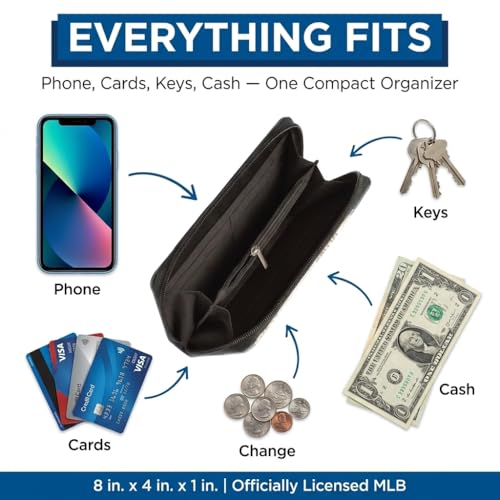 Los Angeles Dodgers Wallet & Wristlet - MLB Organizer with Phone Slots