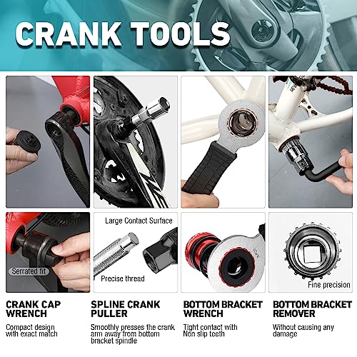 41-Piece Bicycle Repair Tool Kit with Storage Box
