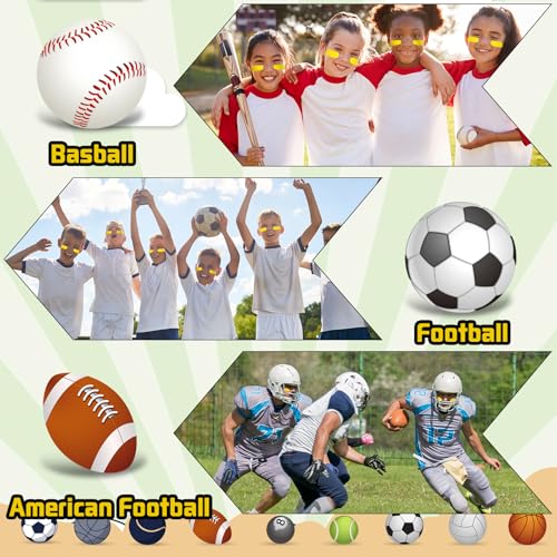 160 Pcs Sports Eye Stickers - Baseball Eye Strips - Yellow