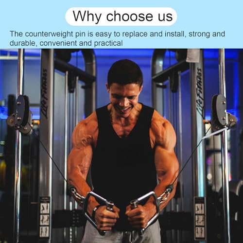 Ring Shaped Weight Stack Pin - 3/8in Diameter for Home Gym