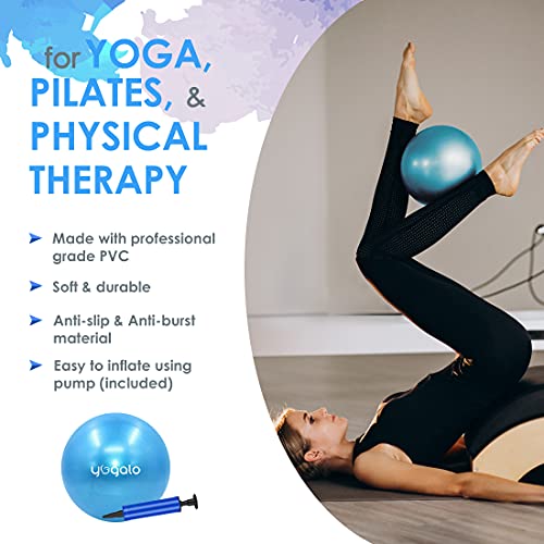 Pilates Ring and Ball Set with Resistance Bands - Blue