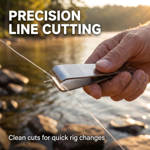 Fishing Line Cutter Nipper with Hook Eye Cleaner - 2 Pack