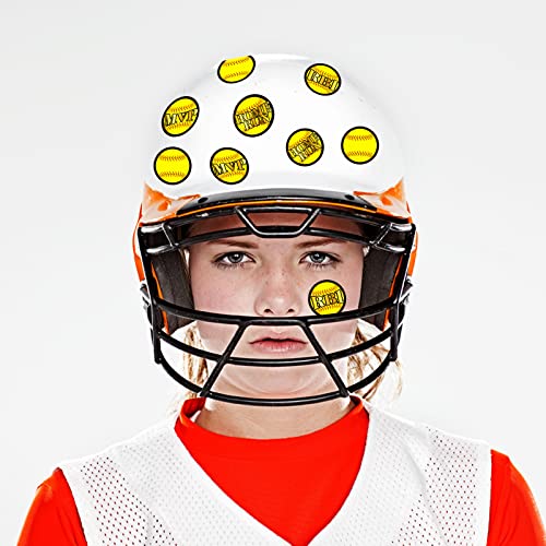 200 Pcs Softball Award Stickers - Self Adhesive Decals