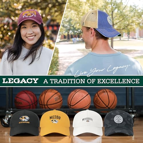 NCAA Baseball Cap - Heritage Twill Adjustable Hat for Men & Women