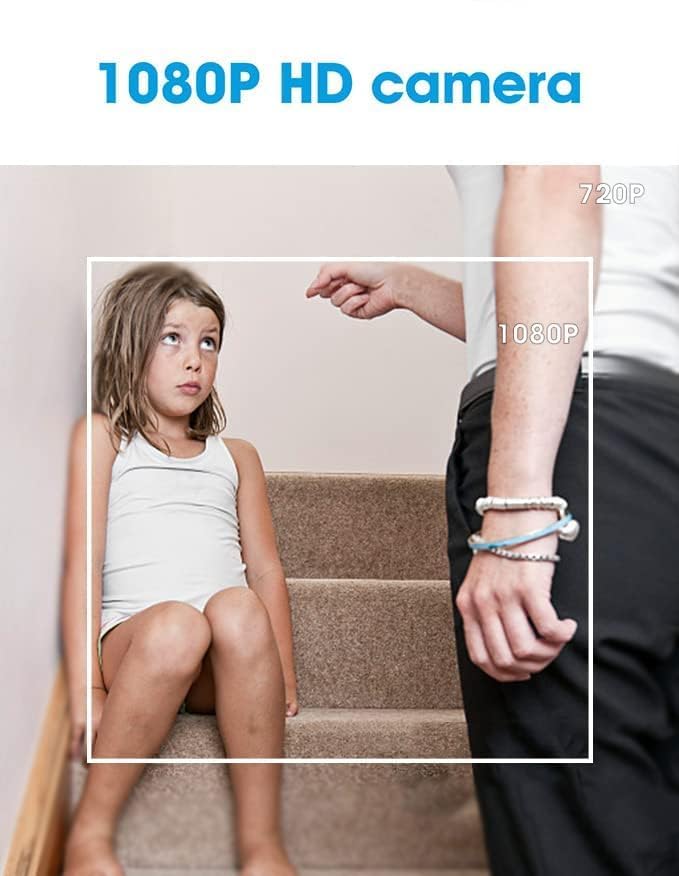 Kestanlora 1080P Wireless Cameras Mini Small Security Wall Outlet WiFi Camera Indoor Camera for Home Security【Upgraded】