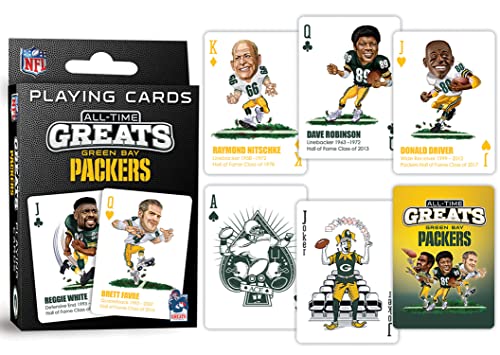 Green Bay Packers All-Time Greats Playing Cards Deck - Premium Collectible