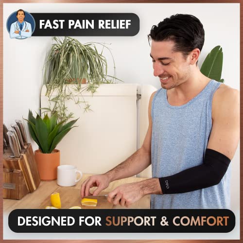 Copper Compression Elbow Sleeve - Medium for Pain Relief