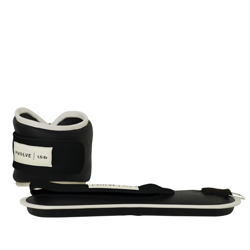 Pvolve 1.5lb Adjustable Ankle Weights for Men & Women, Wrist or Ankle Weights, Tone and Sculpt Your Body, Legs & Core, Used for at Home Workouts, Walking, Dancing or Pilates, 1 Pair