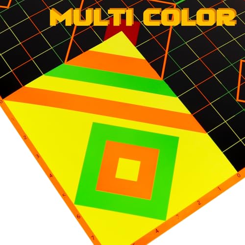 Highwild 25 Pack Splash Target - 12x18 inch Multicolor Splatter Targets