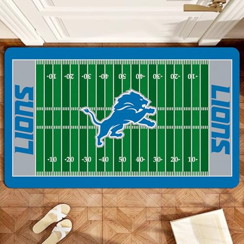 Football Field Design Non-Slip Door Mat - 30" x 18" - L05