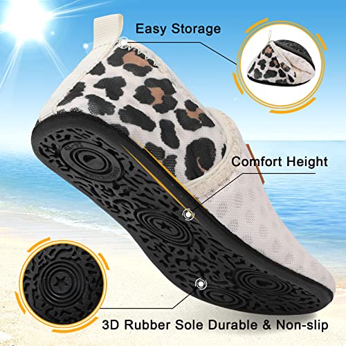 Toddler Water Shoes Quick Dry Swim Socks - A-Spleopard