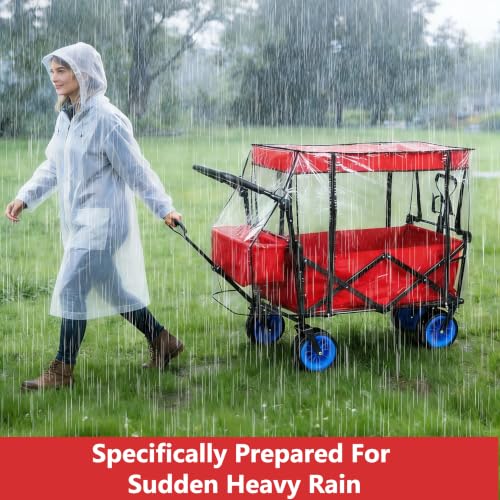 Universal Waterproof Wagon Cover with UV Protection - Clear PVC