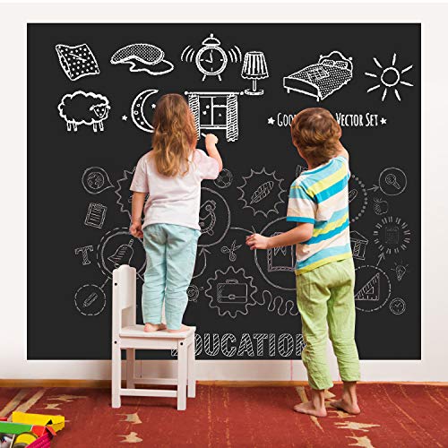 Large Chalkboard Contact Paper Roll - 7 Feet Self-Adhesive
