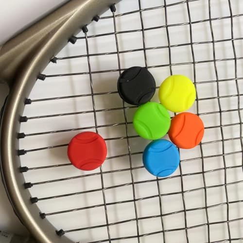 Tennis Dampeners - 6 Pack Soft Silicone Vibration Absorbers