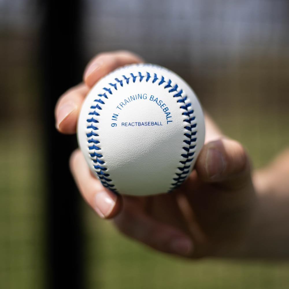 Rawlings Pro Style REACT Training Baseball - Enhance Skills with Superior Grip & Control