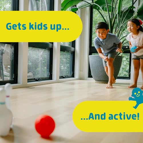 Kids Bowling Set with 10 Pins & 2 Balls - Indoor Active Game