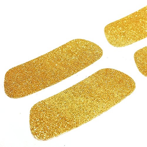 Colorful Glitter Eye Black Strips - Game Day Accessory - Gold