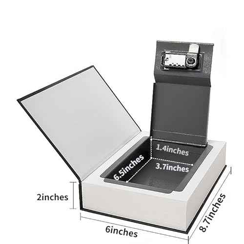 Real Paper Transfer Book Safe, Combination Lock,Hollow with Secret Hidden Compartment (Les Miserables-Combination)