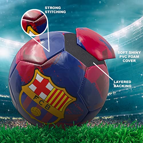 FC Barcelona Soccer Ball - Officially Licensed - Navy / Size 5