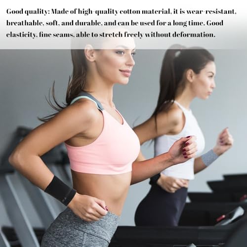 Breathable Wrist Wallet Set - 4PCS Zippered Sweatbands for Sports