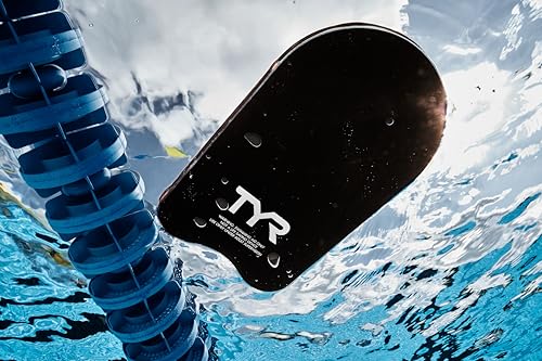 Black TYR Classic Adult Kickboard Foam Swim Training Board - One Size