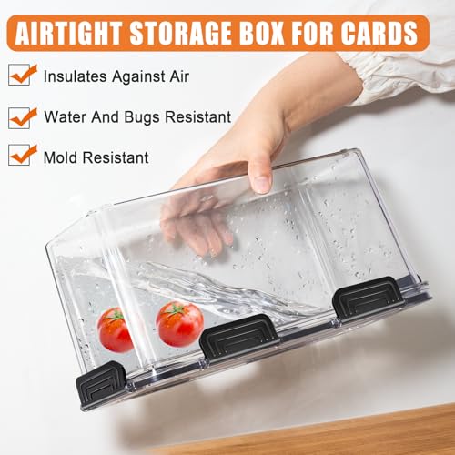 Tutata Graded Card Storage Box Fits PSA BGS SGC - Clear Collectible Trading Card Case